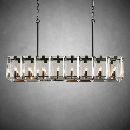 Modern Amaya Rectangular Chandelier - GILDLAMPS