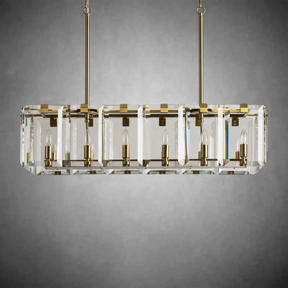 Modern Amaya Rectangular Chandelier - GILDLAMPS