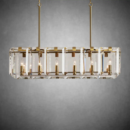 Modern Amaya Rectangular Chandelier - GILDLAMPS