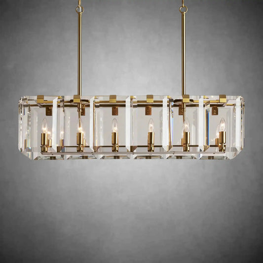 Modern Amaya Rectangular Chandelier - GILDLAMPS