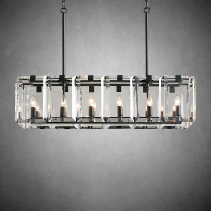 Modern Amaya Rectangular Chandelier - GILDLAMPS