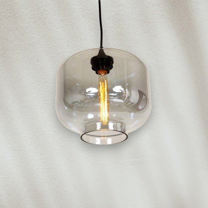 Modern Pendant Light with Clear Glass Shade - GILDLAMPS