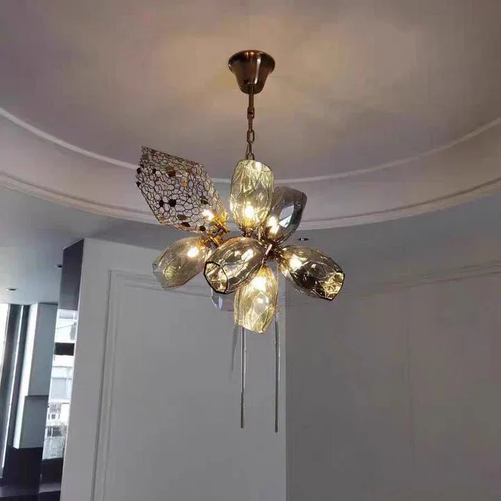 Modern Wine Glass Shape Chandelier Italian Light Luxury Light Fixture for Dining Room/Living Room - GILDLAMPS