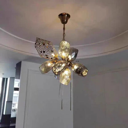 Modern Wine Glass Shape Chandelier Italian Light Luxury Light Fixture for Dining Room/Living Room - GILDLAMPS