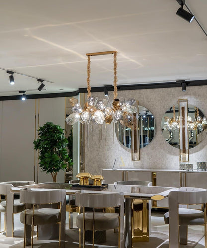 Modern Wine Glass Shape Chandelier Italian Light Luxury Light Fixture for Dining Room/Living Room - GILDLAMPS