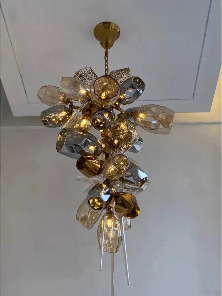Modern Wine Glass Shape Chandelier Italian Light Luxury Light Fixture for Dining Room/Living Room - GILDLAMPS