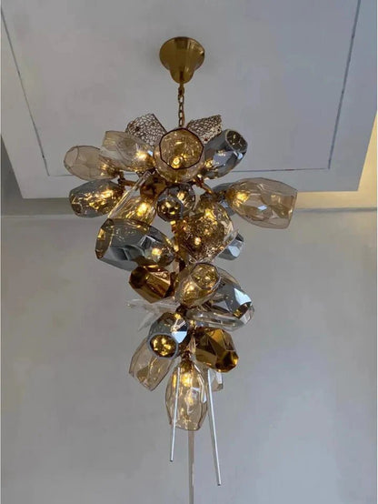 Modern Wine Glass Shape Chandelier Italian Light Luxury Light Fixture for Dining Room/Living Room - GILDLAMPS