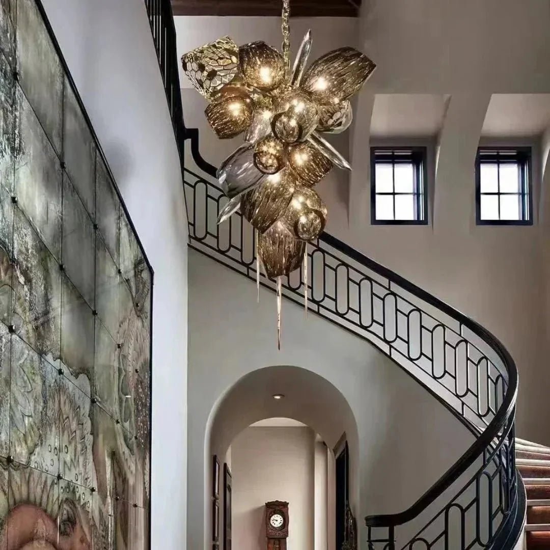 Modern Wine Glass Shape Chandelier Italian Light Luxury Light Fixture for Dining Room/Living Room - GILDLAMPS