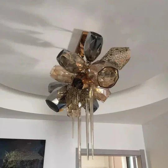 Modern Wine Glass Shape Chandelier Italian Light Luxury Light Fixture for Dining Room/Living Room - GILDLAMPS