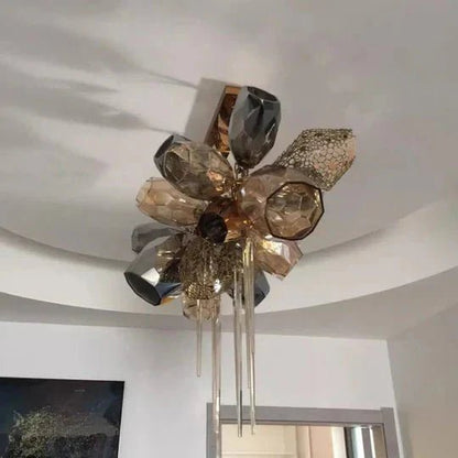 Modern Wine Glass Shape Chandelier Italian Light Luxury Light Fixture for Dining Room/Living Room - GILDLAMPS