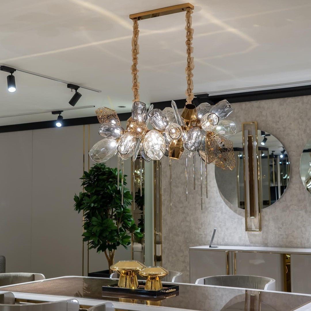 Modern Wine Glass Shape Chandelier Italian Light Luxury Light Fixture for Dining Room/Living Room - GILDLAMPS