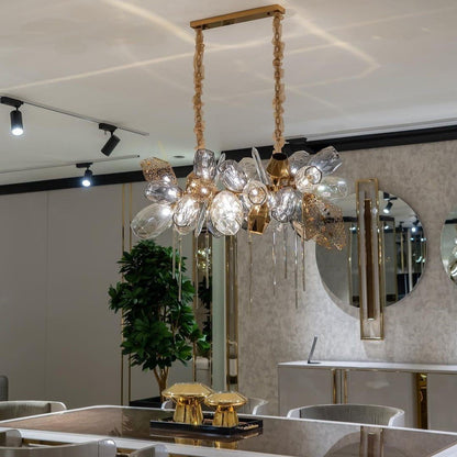 Modern Wine Glass Shape Chandelier Italian Light Luxury Light Fixture for Dining Room/Living Room - GILDLAMPS