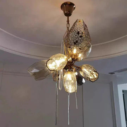 Modern Wine Glass Shape Chandelier Italian Light Luxury Light Fixture for Dining Room/Living Room - GILDLAMPS