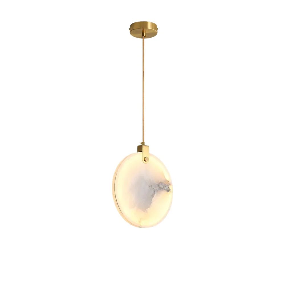 Moonshade Natural Marble Pendant Light Fixture - GILDLAMPS
