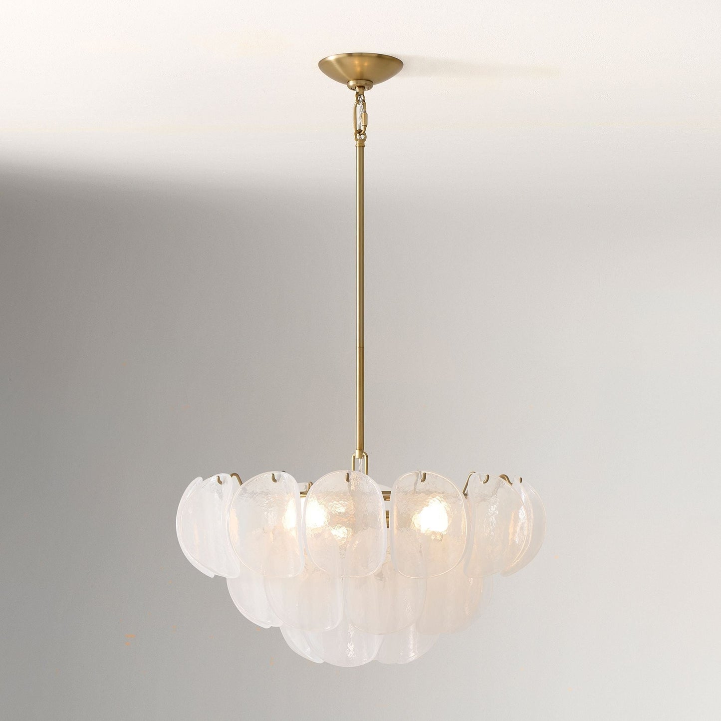 Murana Chandelier (22") White - GILDLAMPS