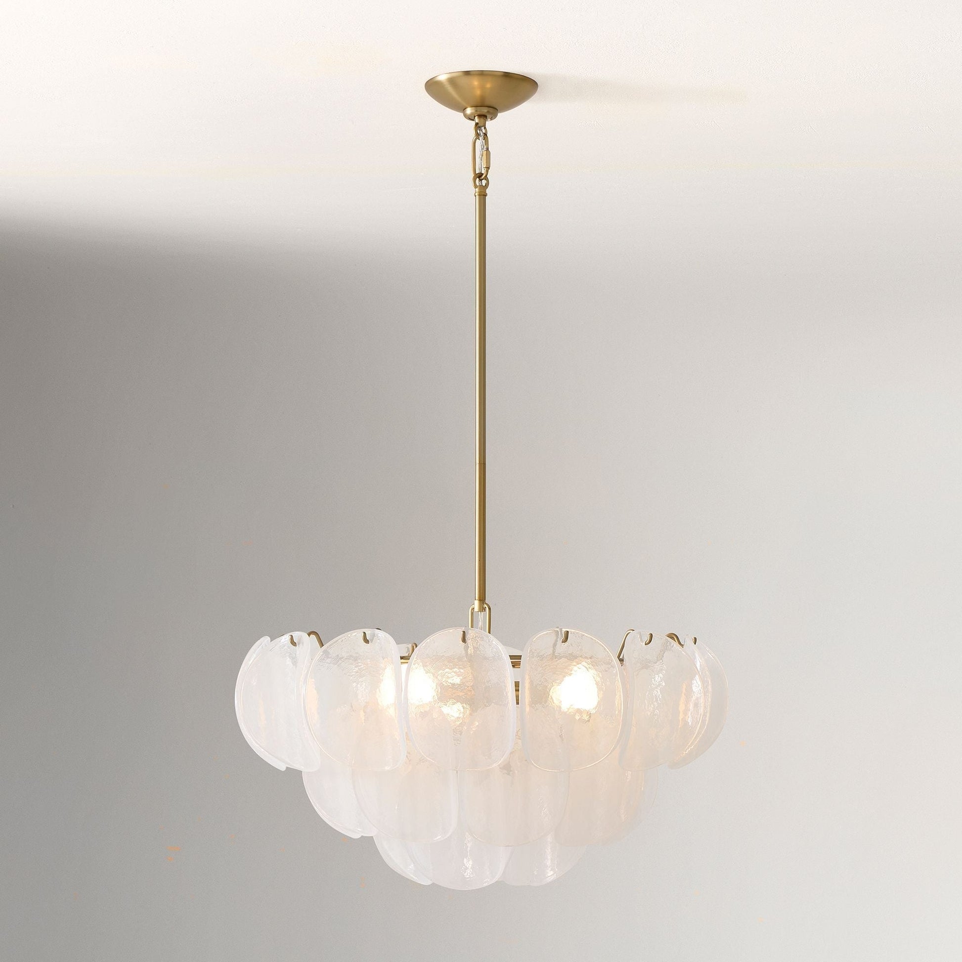 Murana Chandelier (22") White - GILDLAMPS
