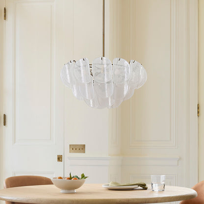 Murana Chandelier (22") White - GILDLAMPS