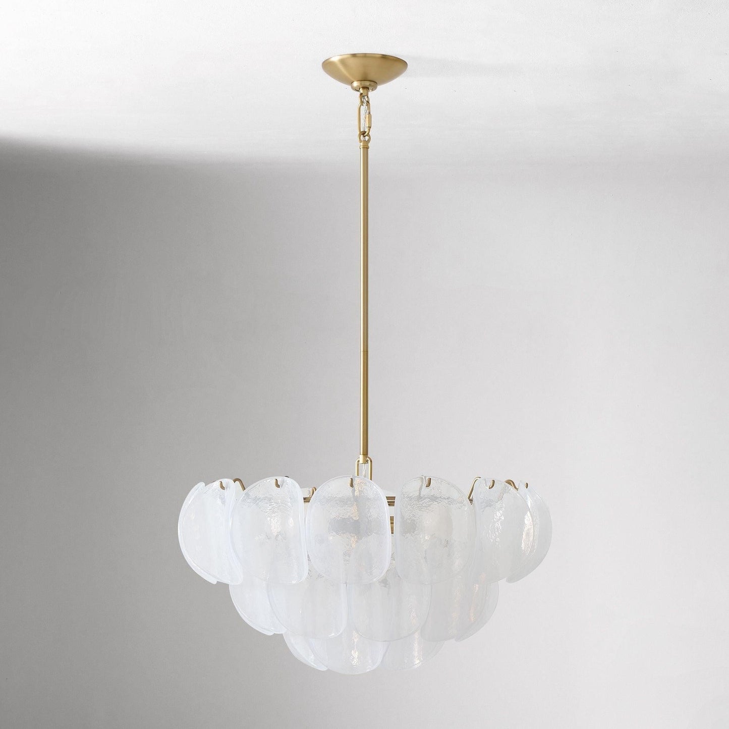 Murana Chandelier (22") White - GILDLAMPS