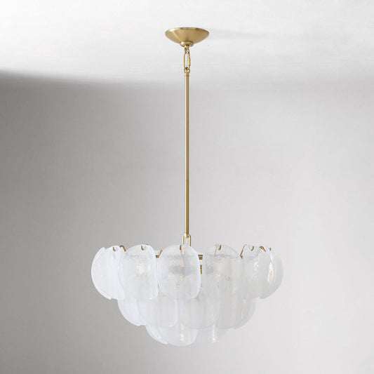 Murana Chandelier (22") White - GILDLAMPS