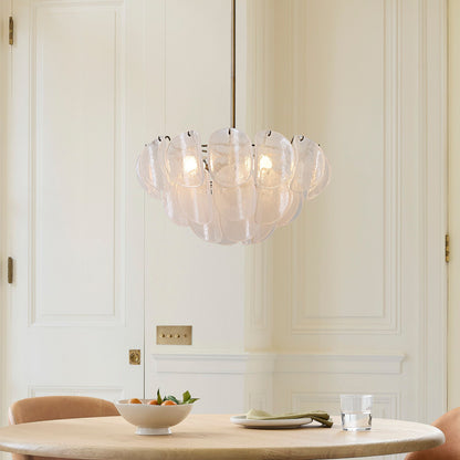 Murana Chandelier (22") White - GILDLAMPS