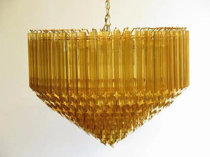 Murana Glass Chandelier – Amber - GILDLAMPS