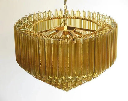 Murana Glass Chandelier – Amber - GILDLAMPS