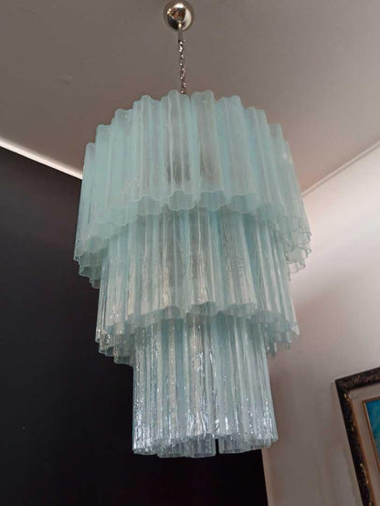 Murano Chandelier – 52 tubes – Opal - GILDLAMPS