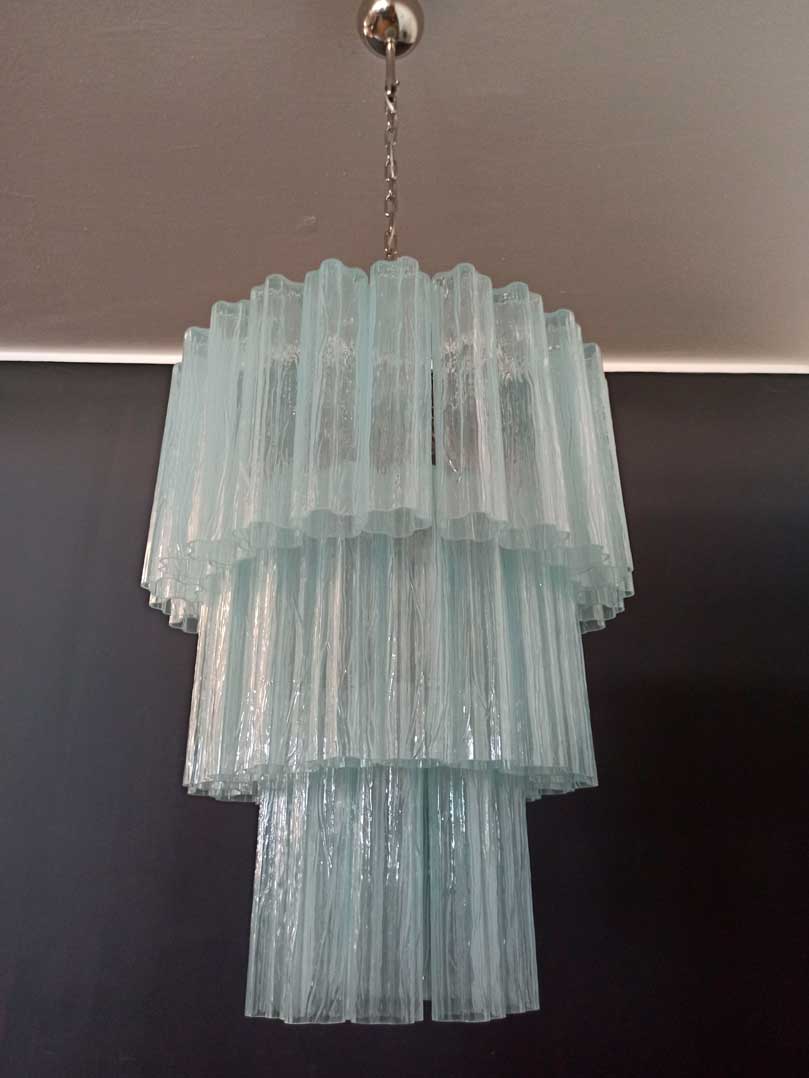 Murano Chandelier – 52 tubes – Opal - GILDLAMPS