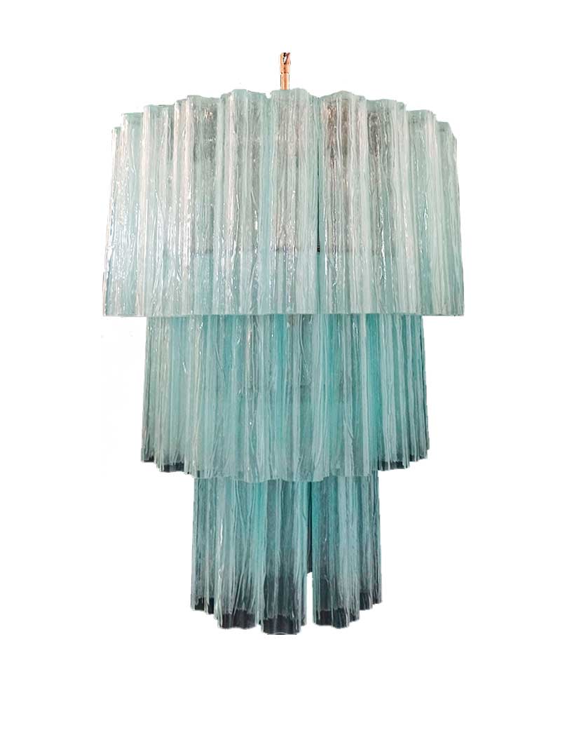 Murano Chandelier – 52 tubes – Opal - GILDLAMPS