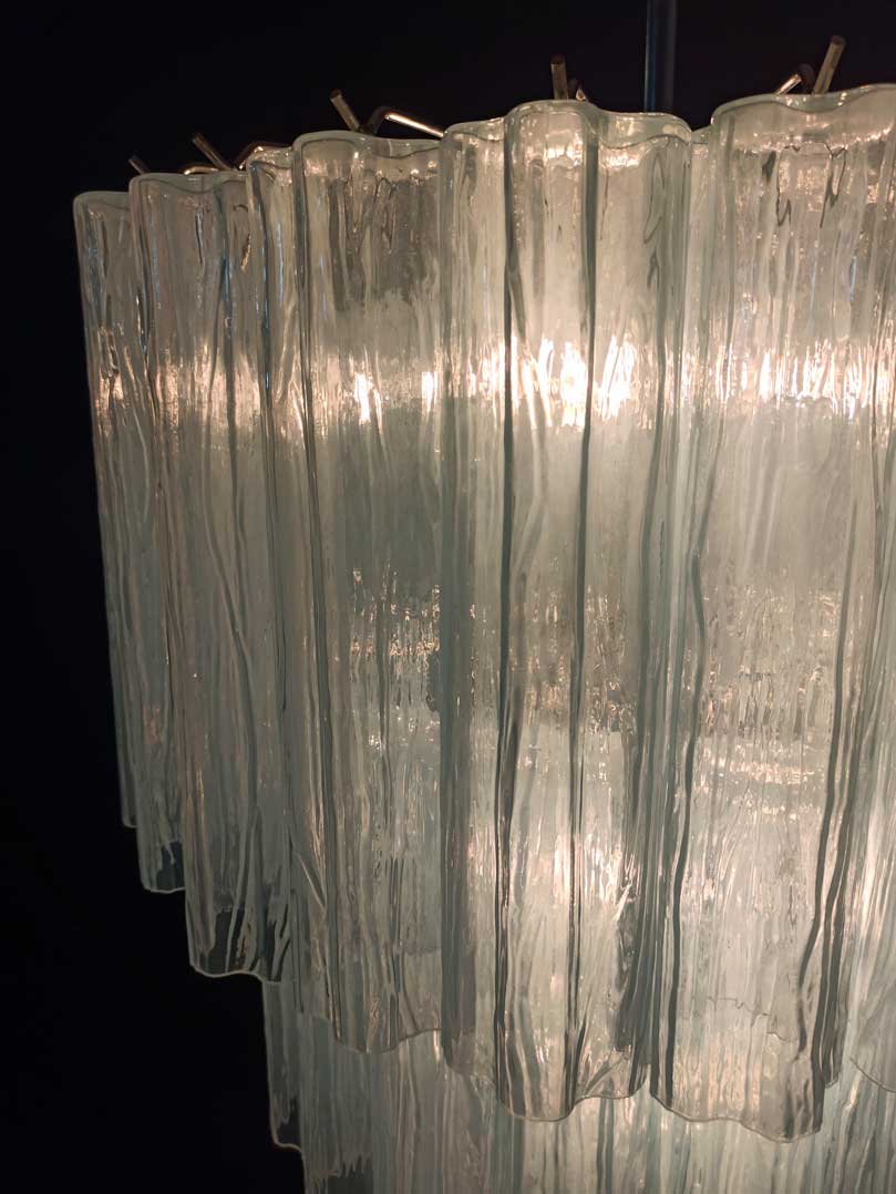 Murano Chandelier – 52 tubes – Opal - GILDLAMPS