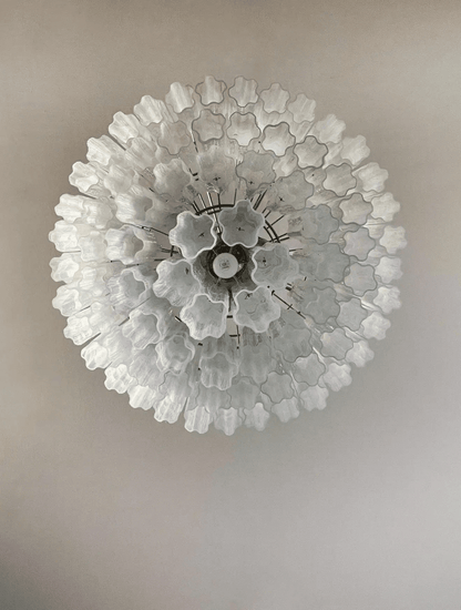 Murano Chandelier – 78 tubes – Alabaster white - GILDLAMPS
