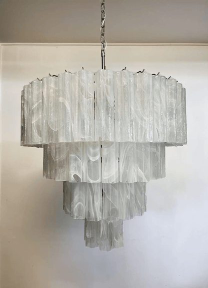 Murano Chandelier – 78 tubes – Alabaster white - GILDLAMPS