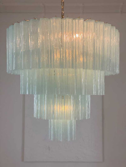 Murano Chandelier – 78 tubes – Opal - GILDLAMPS