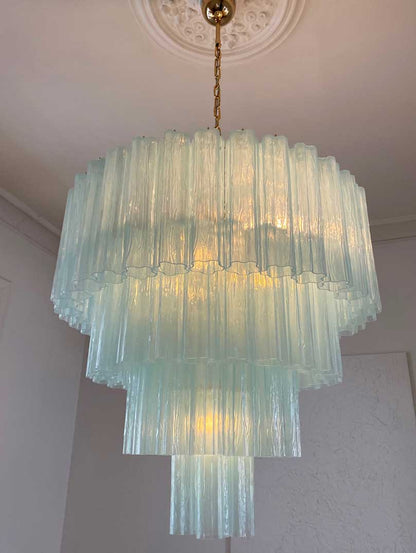 Murano Chandelier – 78 tubes – Opal - GILDLAMPS