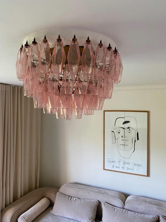 Murano Chandelier – Poliedri – 84 glasses - GILDLAMPS