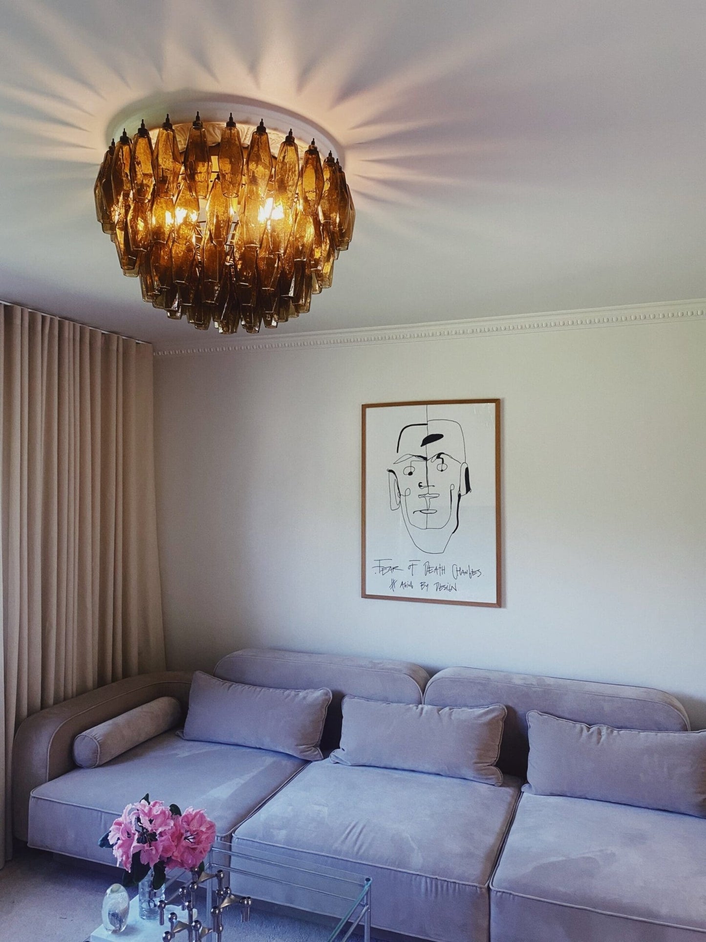 Murano Chandelier – Poliedri – 84 glasses - GILDLAMPS