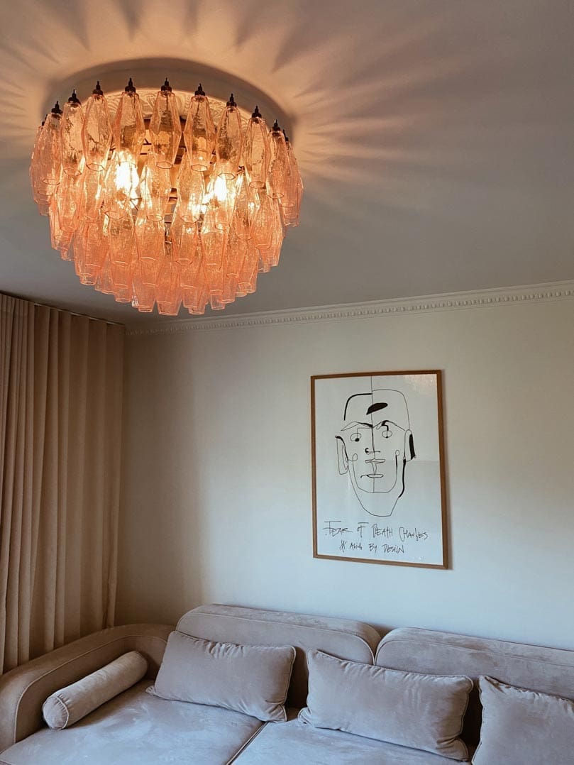 Murano Chandelier – Poliedri – 84 glasses - GILDLAMPS