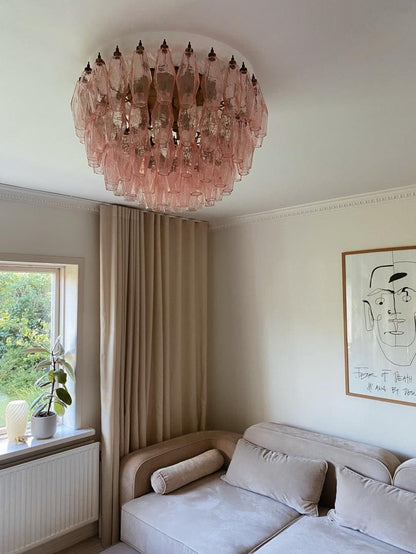 Murano Chandelier – Poliedri – 84 glasses - GILDLAMPS