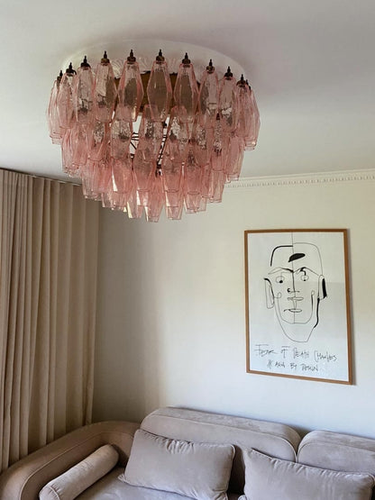 Murano Chandelier – Poliedri – 84 glasses - GILDLAMPS