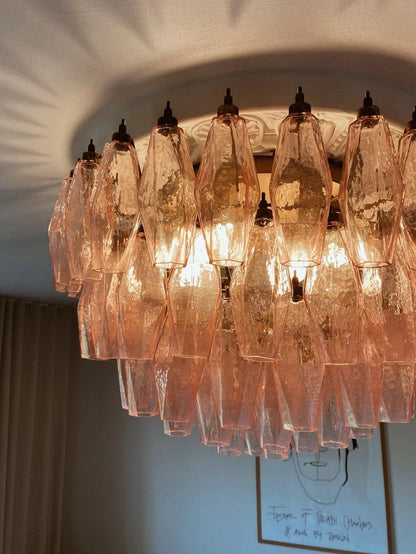 Murano Chandelier – Poliedri – 84 glasses - GILDLAMPS