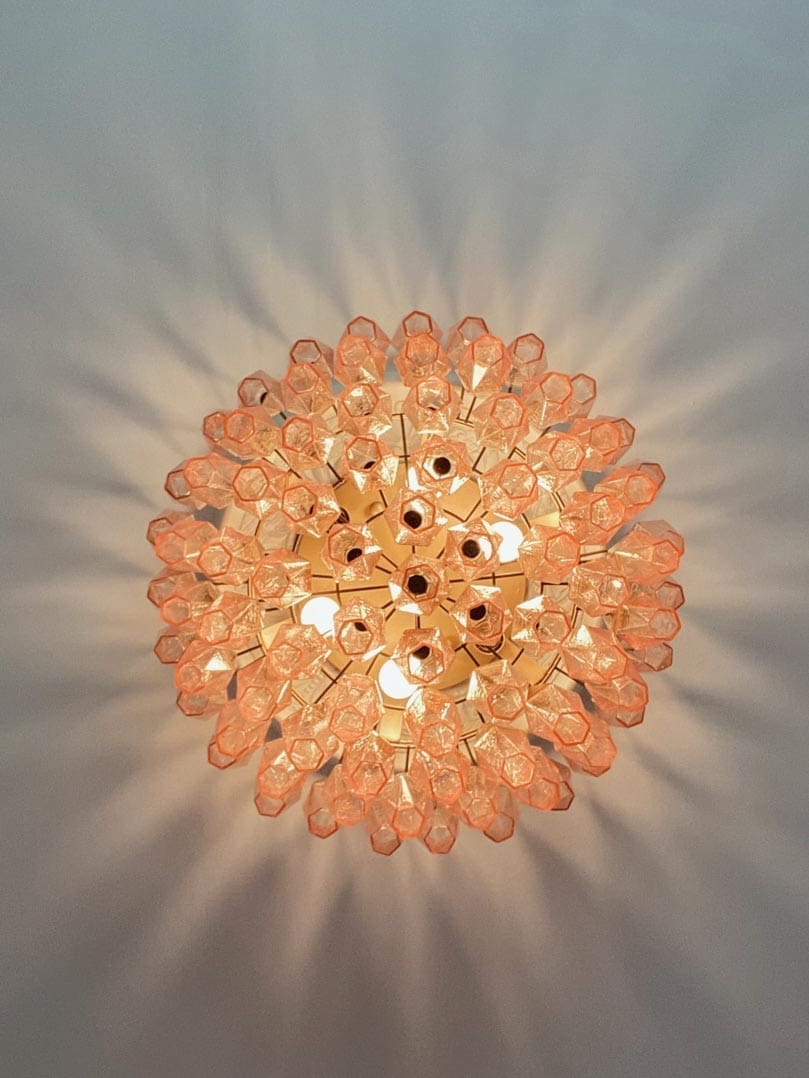 Murano Chandelier – Poliedri – 84 glasses - GILDLAMPS