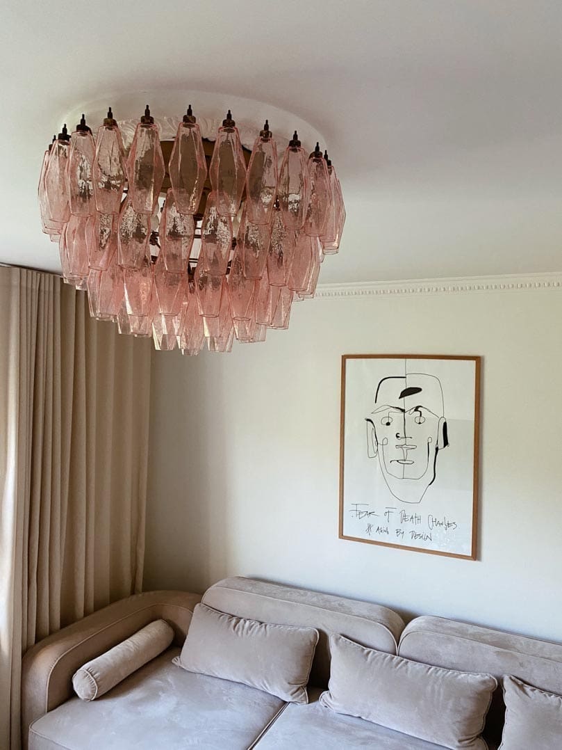 Murano Chandelier – Poliedri – 84 glasses - GILDLAMPS