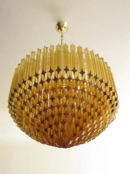 Murano Glass Chandelier – Amber - GILDLAMPS