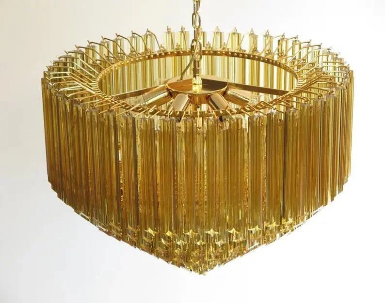 Murano Glass Chandelier – Amber - GILDLAMPS