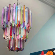 Murano Chandelier – 184 prisms – Multi