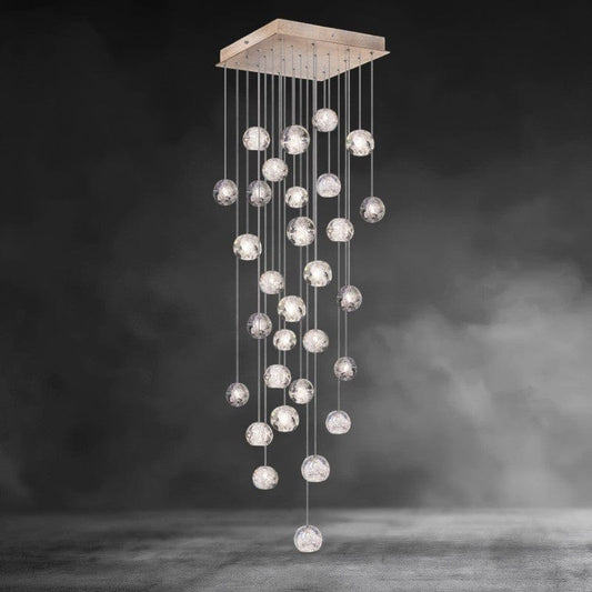 Natural Inspirations 30 Crystal ball Chandeliers - GILDLAMPS