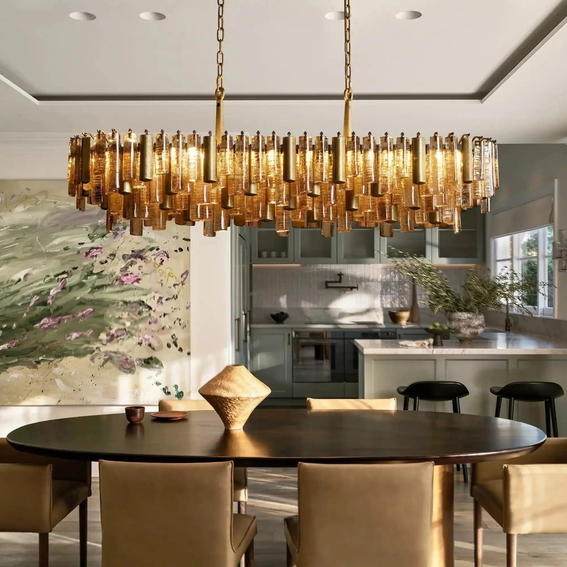 Neve Linear Chandelier - GILDLAMPS