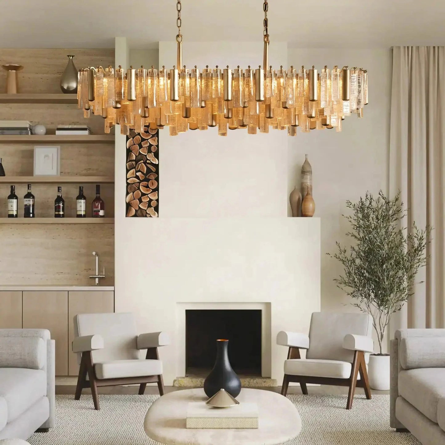 Neve Linear Chandelier - GILDLAMPS