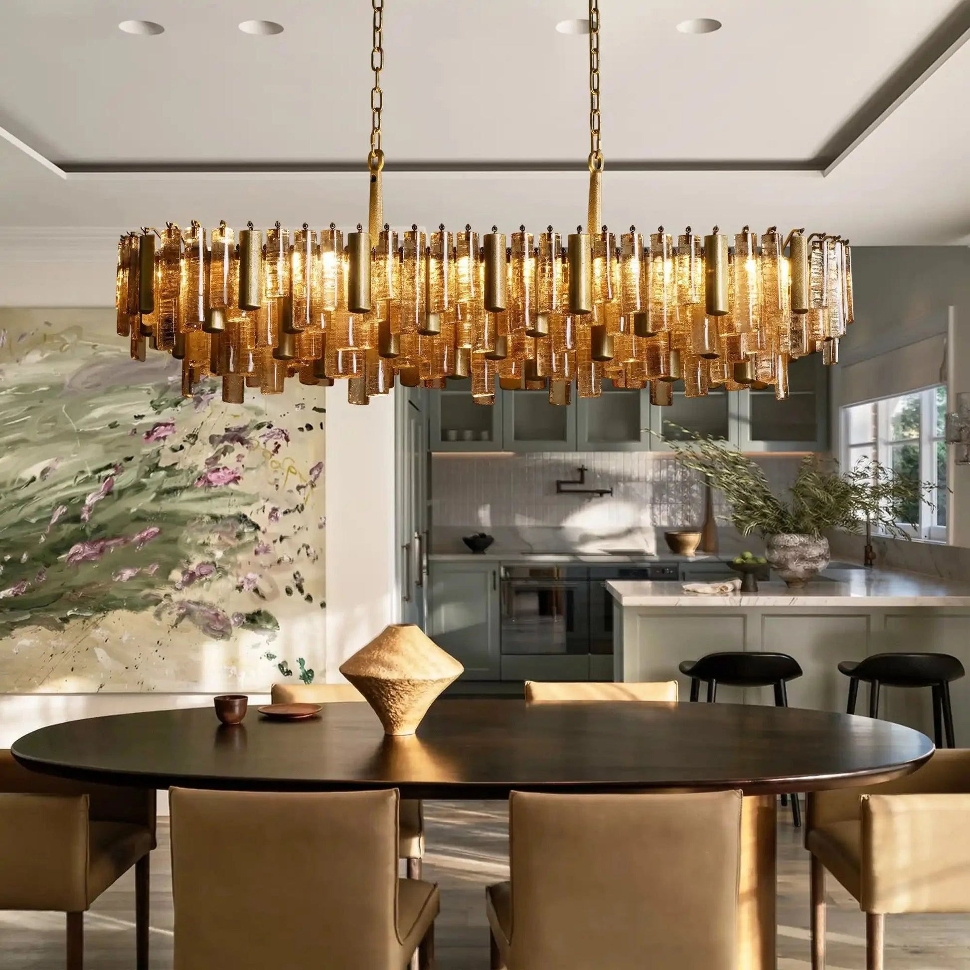 Neve Linear Chandelier - GILDLAMPS