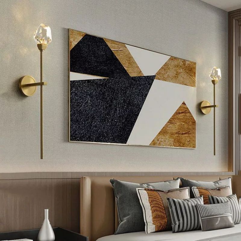 Nicole Crystal Prisms Wall Sconce - GILDLAMPS